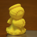 Modelo 3d de Orando ángel para impresoras 3d