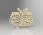  Eagle fishing cnc router  3d model for 3d printers