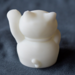 Modelo 3d de Maneki-neko gato de la suerte para impresoras 3d