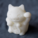 Modelo 3d de Maneki-neko gato de la suerte para impresoras 3d