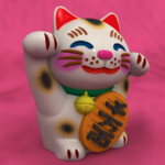 Modelo 3d de Maneki-neko gato feliz para impresoras 3d
