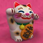  Maneki-neko happy cat  3d model for 3d printers