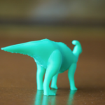  副栉龙 3D 打印机的 3D 模型