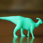  副栉龙 3D 打印机的 3D 模型
