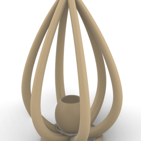  Pot de fleur à suspendre en forme de goutte  3d model for 3d printers