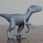  Velociraptor  3d model for 3d printers