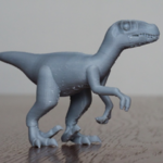 Modelo 3d de Velociraptor para impresoras 3d