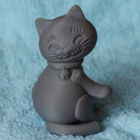  Look back cat  3d model for 3d printers