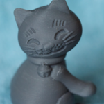  Look back cat  3d model for 3d printers