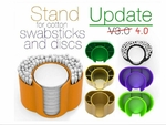  Stand for cotton swabsticks and discs  3d model for 3d printers