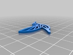  Hummingbird earrings  3d model for 3d printers