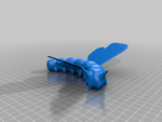  Seidenraupe - spinner with wings  3d model for 3d printers