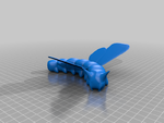 Modelo 3d de Seidenraupe - spinner con alas para impresoras 3d