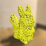  Voronoi pikachu  3d model for 3d printers