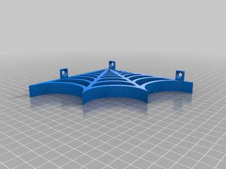  Spiderweb bookshelf - mobilephone shelf  3d model for 3d printers