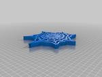  Spiderweb 2 halloween  3d model for 3d printers