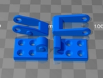 Modelo 3d de Perfecto pestillo+alternar+bloqueo+samesize+impreso+prueba para impresoras 3d