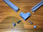  2-way 20x20 t-slot aluminum extrusion joiner  3d model for 3d printers