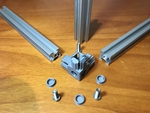  3-way 20x20 t-slot aluminum extrusion joiner  3d model for 3d printers