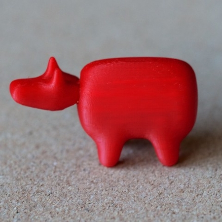 traditional cow toy 'akabeko'