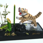 Modelo 3d de De ataque tigre para impresoras 3d