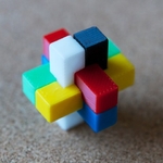 Modelo 3d de 6 piezas de puzzle para impresoras 3d