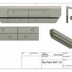  Key rack 2021  3d model for 3d printers