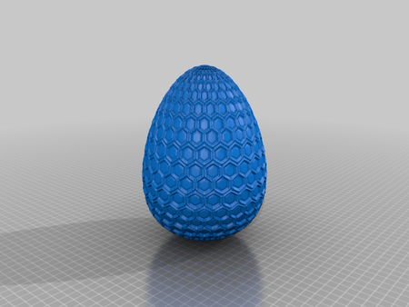 Modelo 3d de Huevo de dragón para impresoras 3d