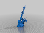 Modelo 3d de La perforación de la estatua de la libertad para impresoras 3d