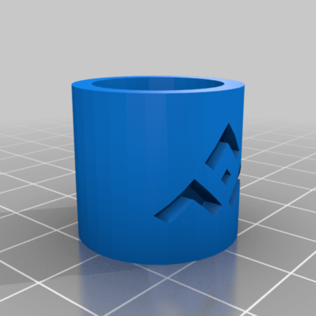  Scarf ring scouts and guides of france  3d model for 3d printers