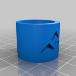  Scarf ring scouts and guides of france  3d model for 3d printers