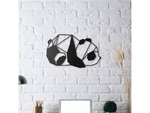  Panda wall sculpture 2d  3d model for 3d printers