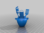 Modelo 3d de Estudio cocina diseños para impresoras 3d