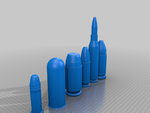  Collection bullets  3d model for 3d printers