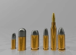  Collection bullets  3d model for 3d printers