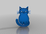 Modelo 3d de Gato para impresoras 3d