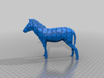  Puzzle zebra  3d model for 3d printers