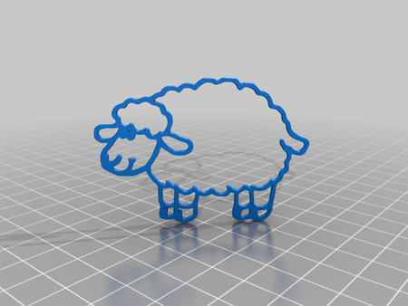  Sheep  3d model for 3d printers