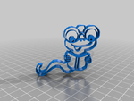  Cute snake  3d model for 3d printers