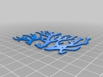  Tree 2d wall art v2  3d model for 3d printers