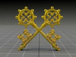  Deco key  3d model for 3d printers