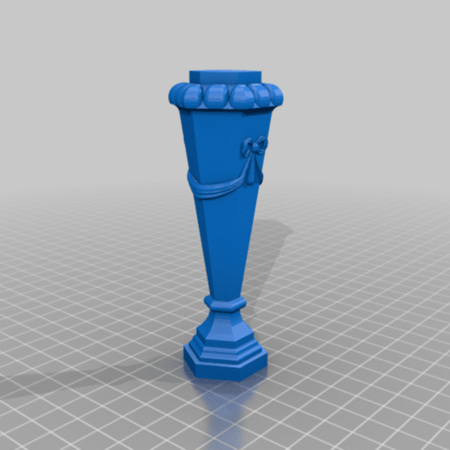  Six classical pedestals  3d model for 3d printers