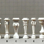 Modelo 3d de Seis clásicos pedestales para impresoras 3d