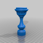  Six classical pedestals  3d model for 3d printers