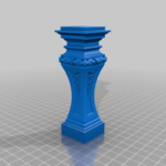  Six classical pedestals  3d model for 3d printers