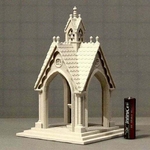  Victorian gazebo with dovecote  3d model for 3d printers