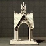  Victorian gazebo with dovecote  3d model for 3d printers