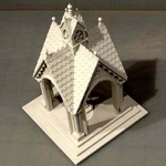  Victorian gazebo with dovecote  3d model for 3d printers