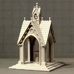 Modelo 3d de Victoriano gazebo con palomar para impresoras 3d