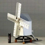 Modelo 3d de Un molino de viento para impresoras 3d